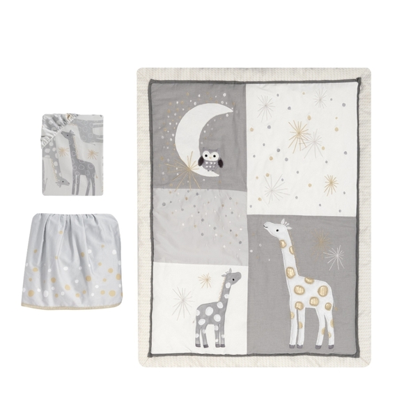 Lamb and Ivy crib set - Picture 2 of 2